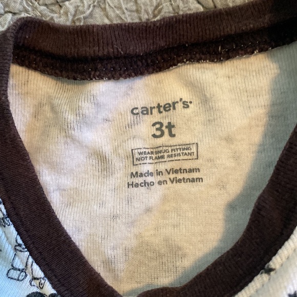 Gently worn toddler, long sleeve cotton tee with space graphics - Picture 3 of 4